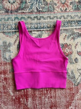 LULULEMON HOT PINK CROP TANK